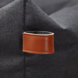 dog-bed-cloud7-sleepy-outdoor-beds-graphite-dark-grey-detail-leather-tag-strap-the-worthy-bone
